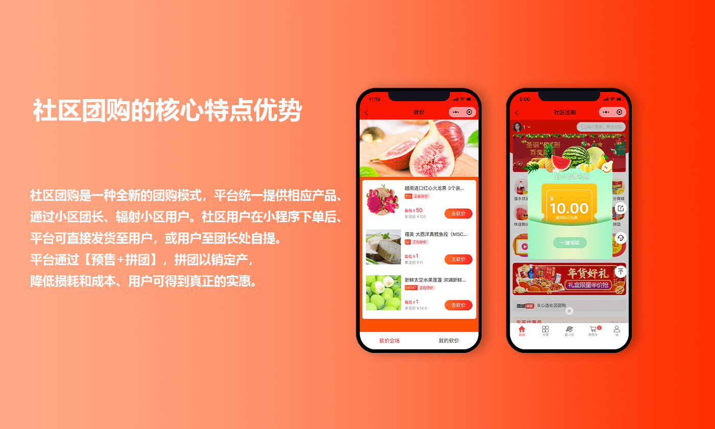 社区团购/同城团购系统